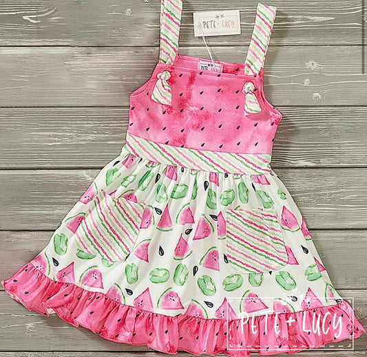 Watercolor Watermelon - Dress