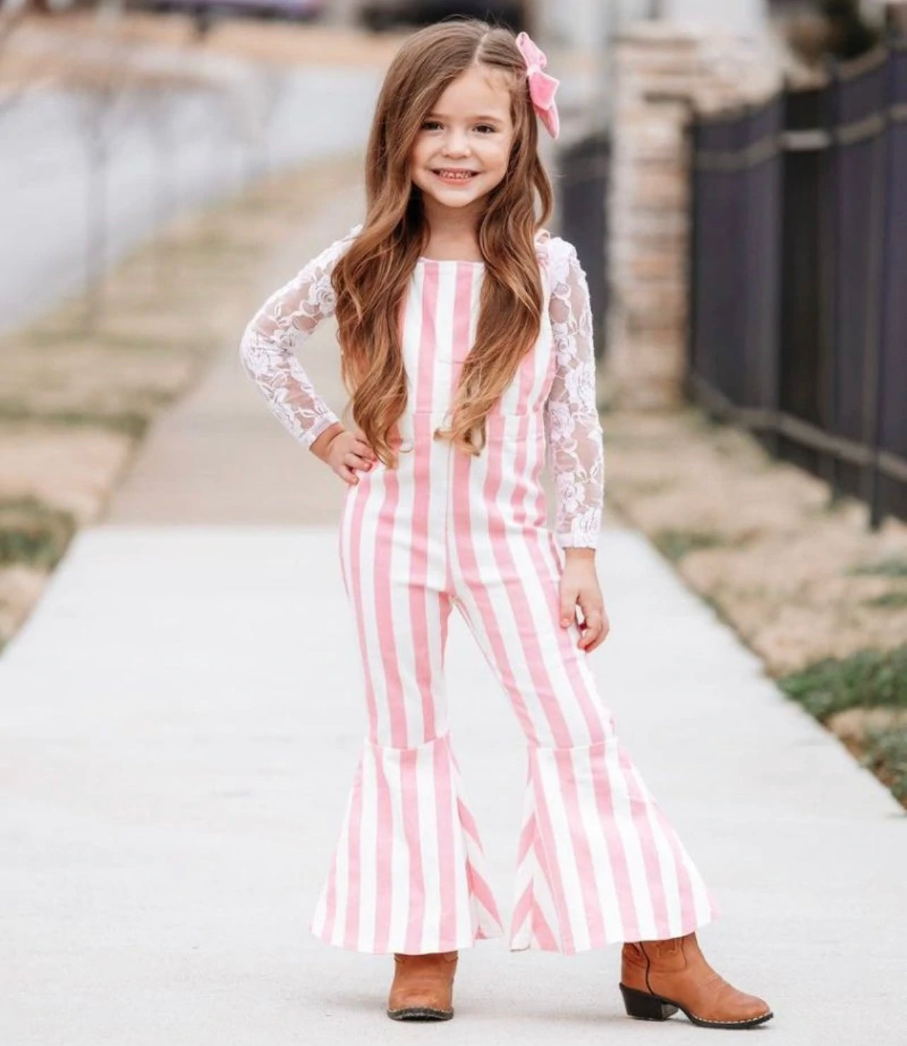 Pink Stripped Jumper