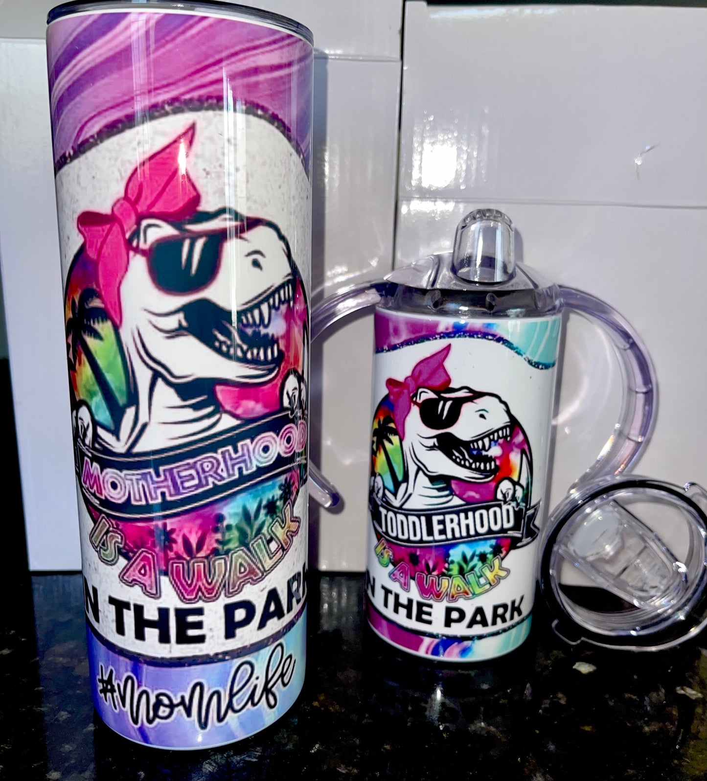 Motherhood & Toddlerhood Dino Tumbler Set