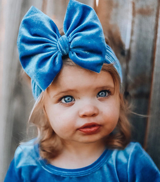 Bow headband -White