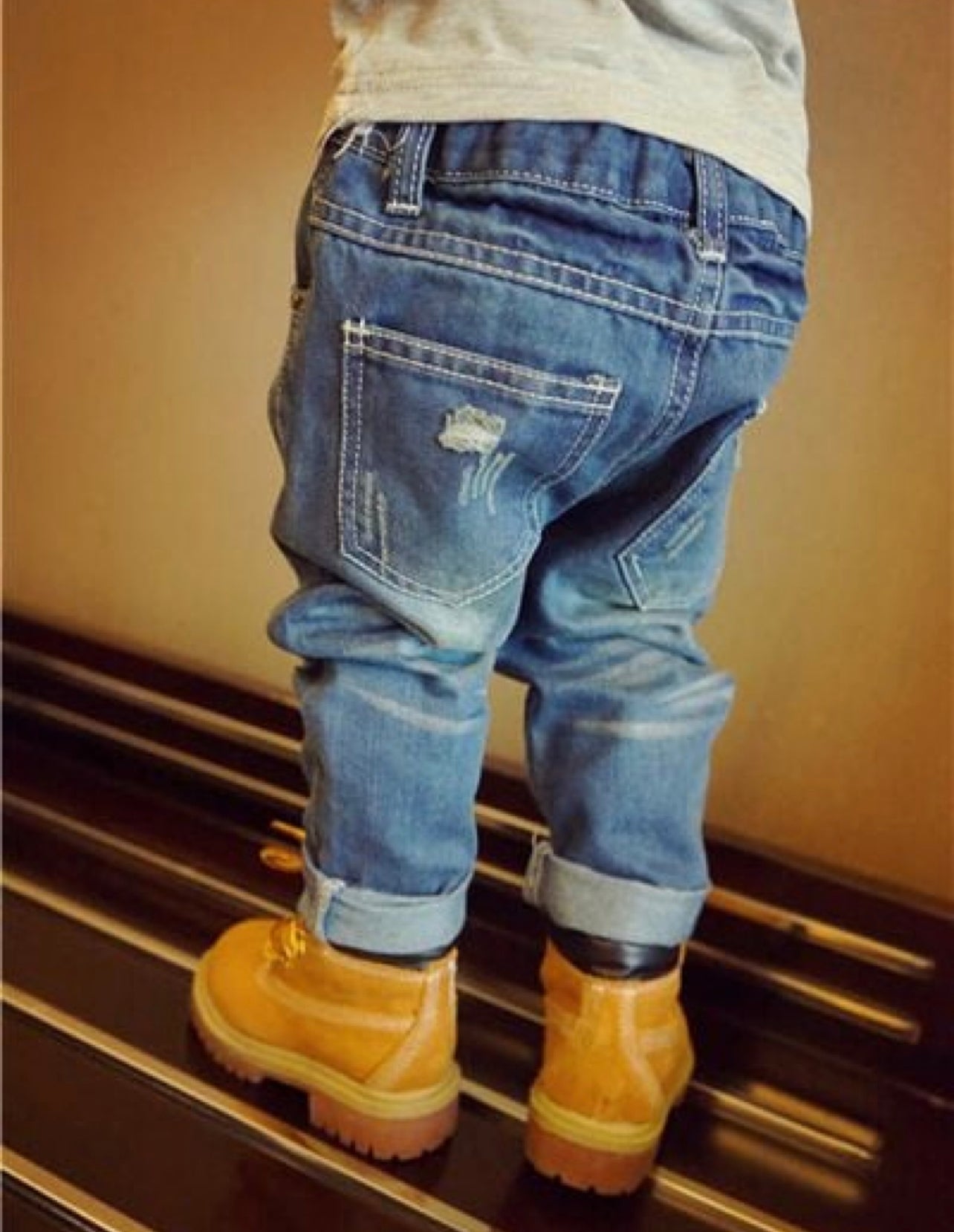 Boys Distressed Denim