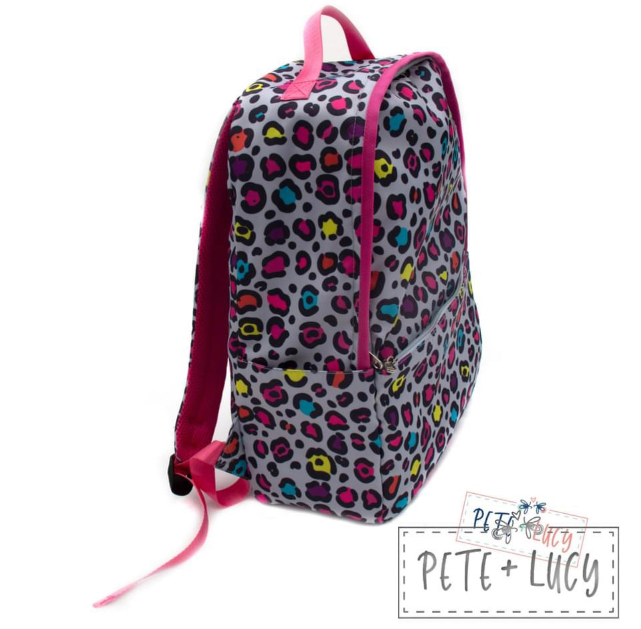 Neon Leopard Backpack Bundle