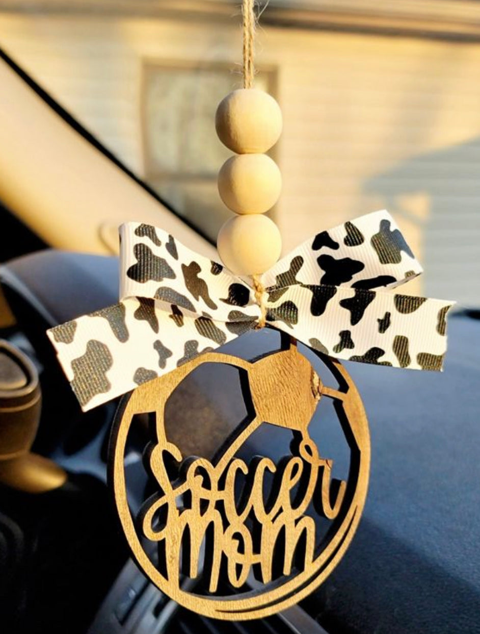 Soccer Mom Car Charm