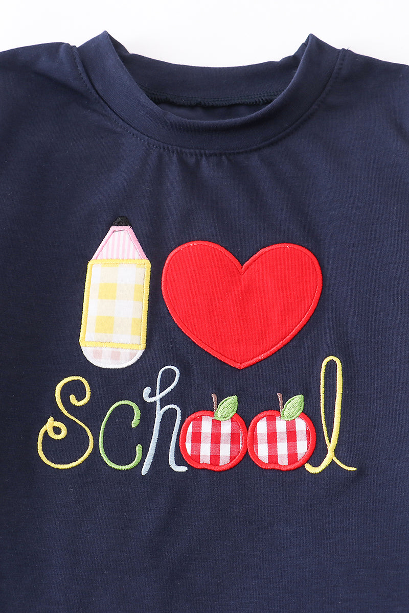 Back to School Applique Boys Set