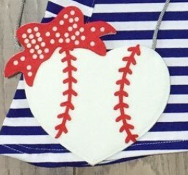 I Love Baseball Dress Set