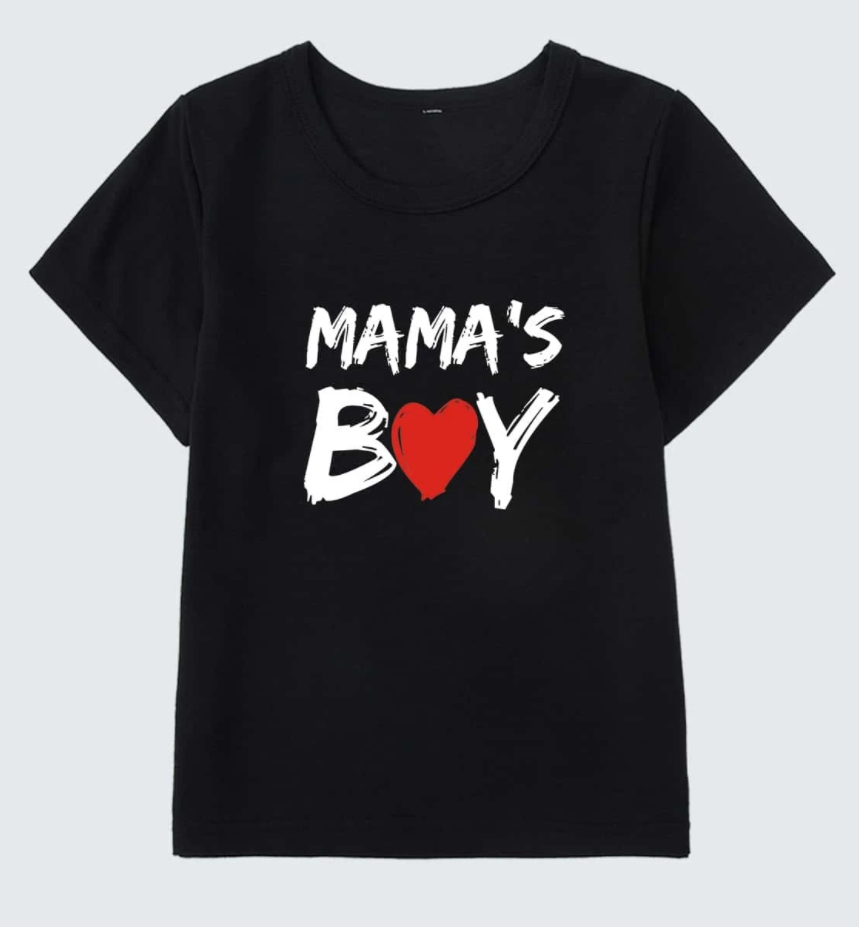 Mama's Boy Heart Tee