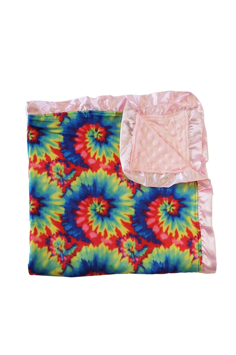 Tie Dyed Minky blanket