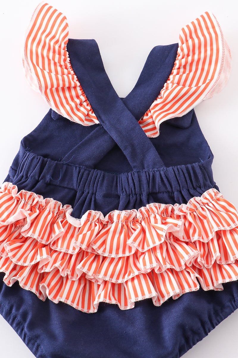 Little Fishy Siblings Girl Romper