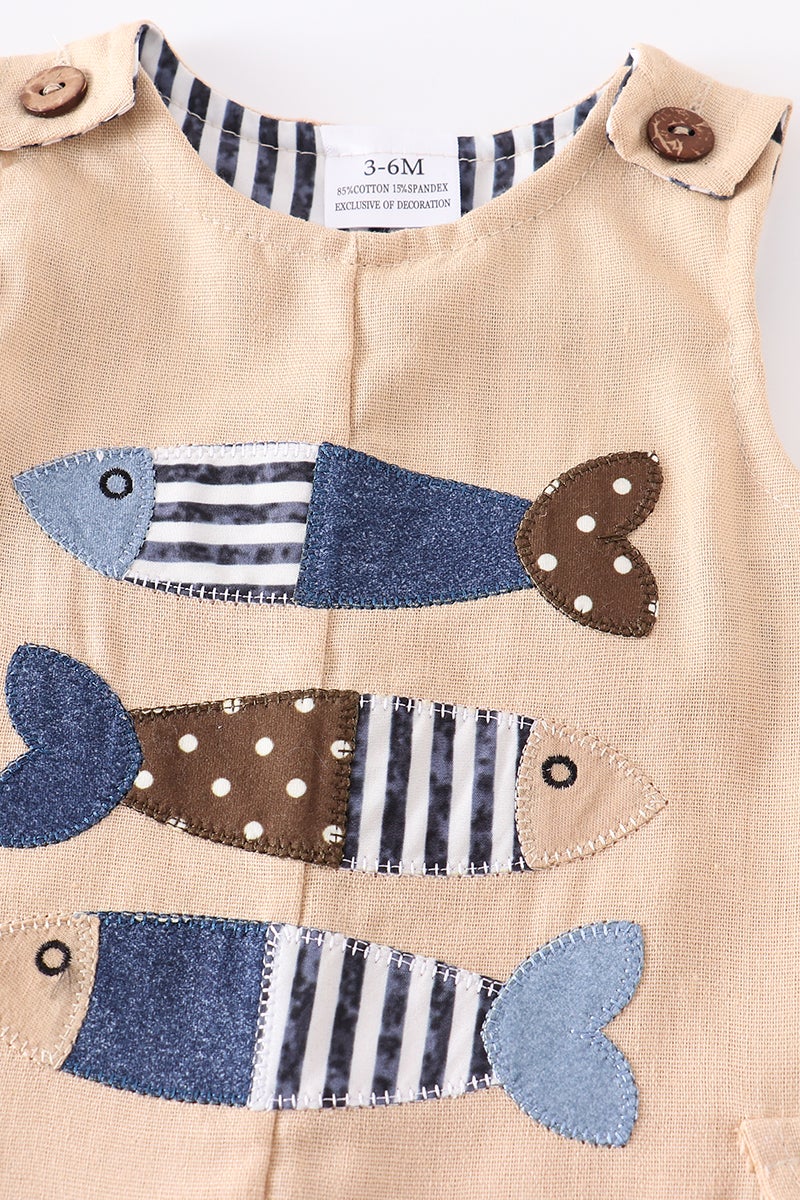 Fish Boy Romper