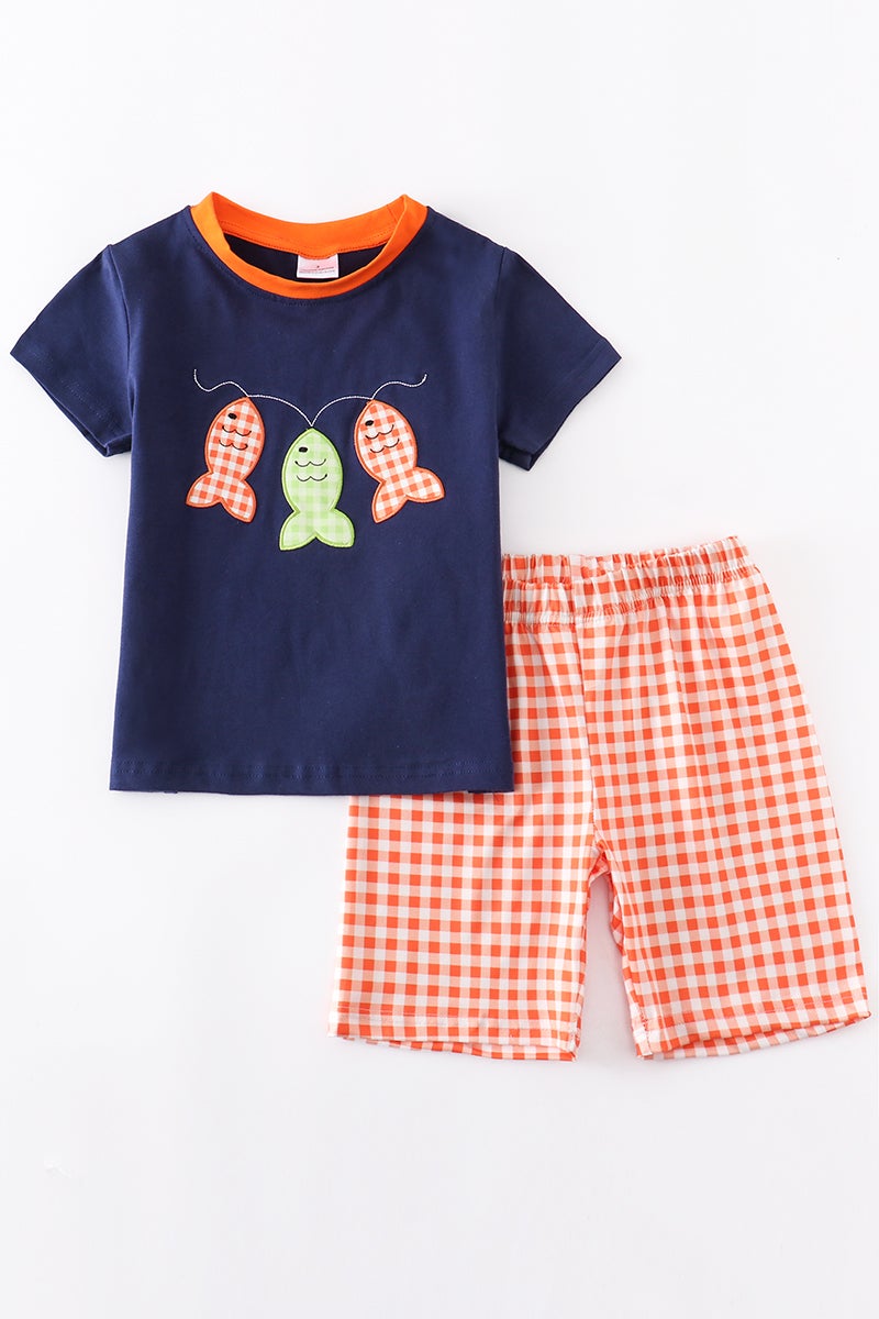 Little Fishy Siblings Boys 2pc Set