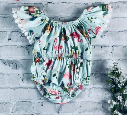 Floral Flamingo Bubble