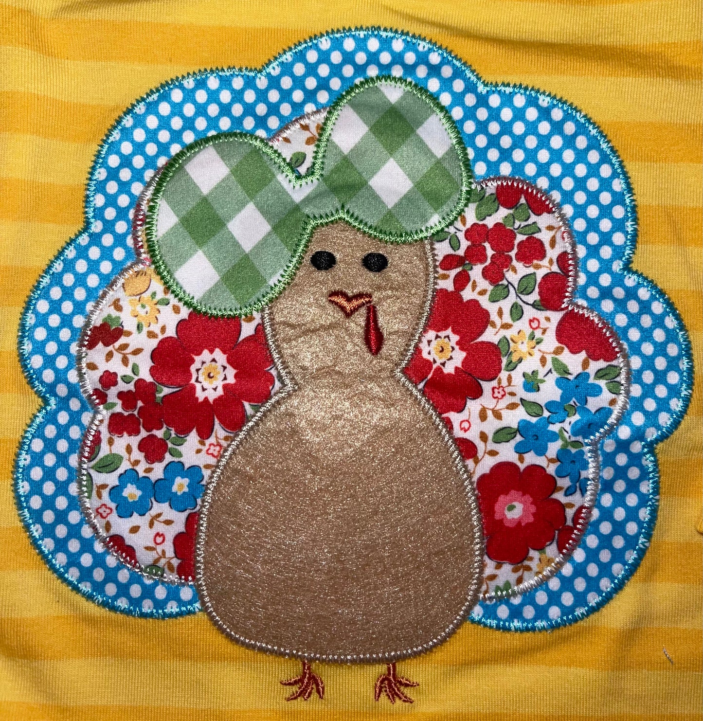 Turkey Siblings-Girl Romper