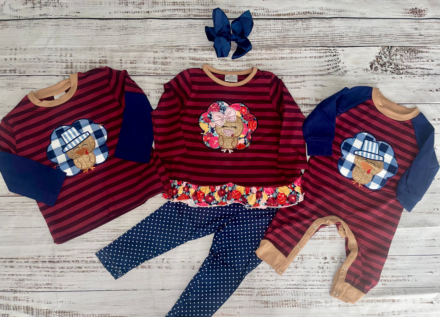 Our Little Turkeys- Boy Romper