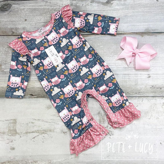 Owl Always Love You Girls Romper