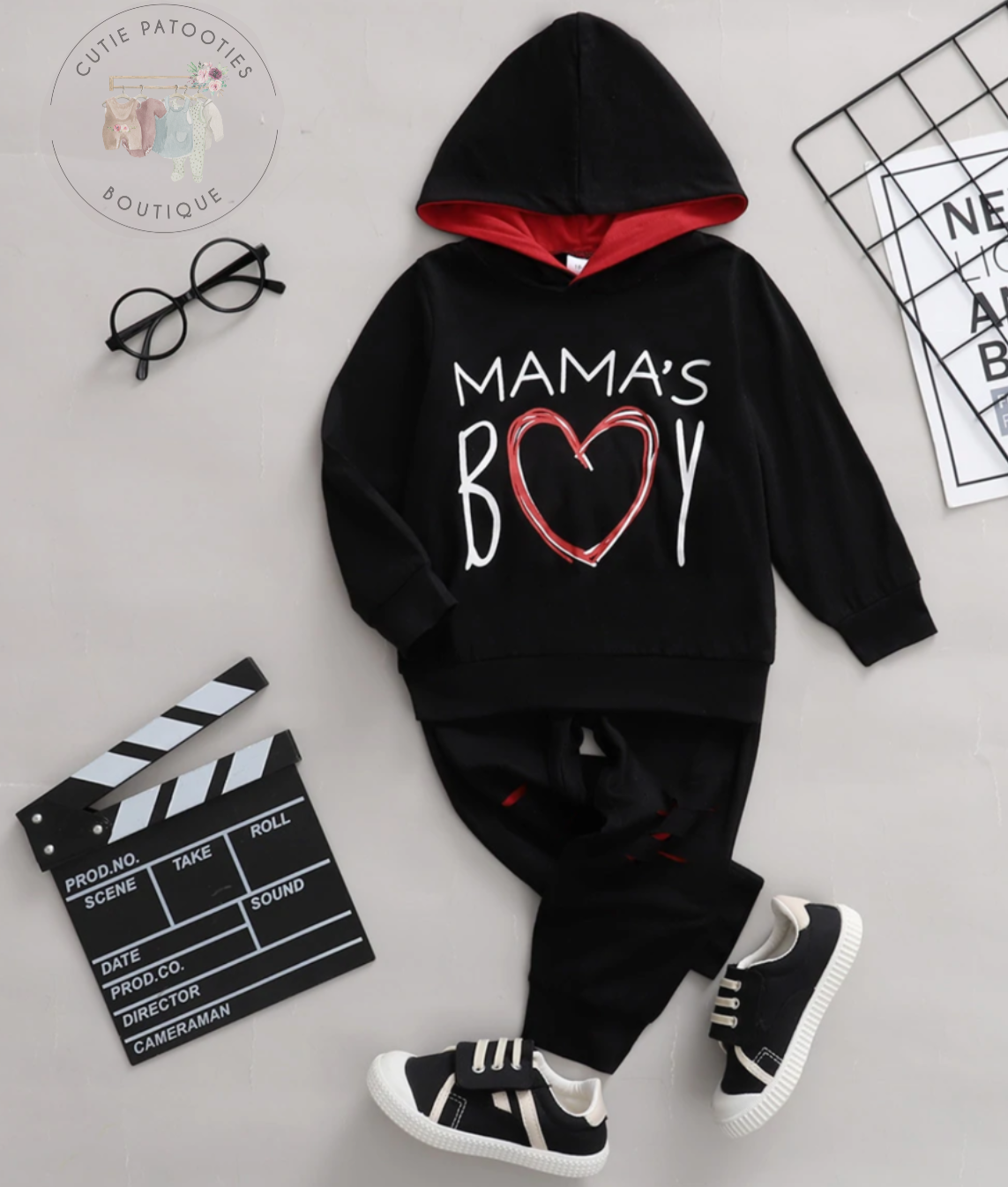 Mama's Boy Hoodie 2pc Set