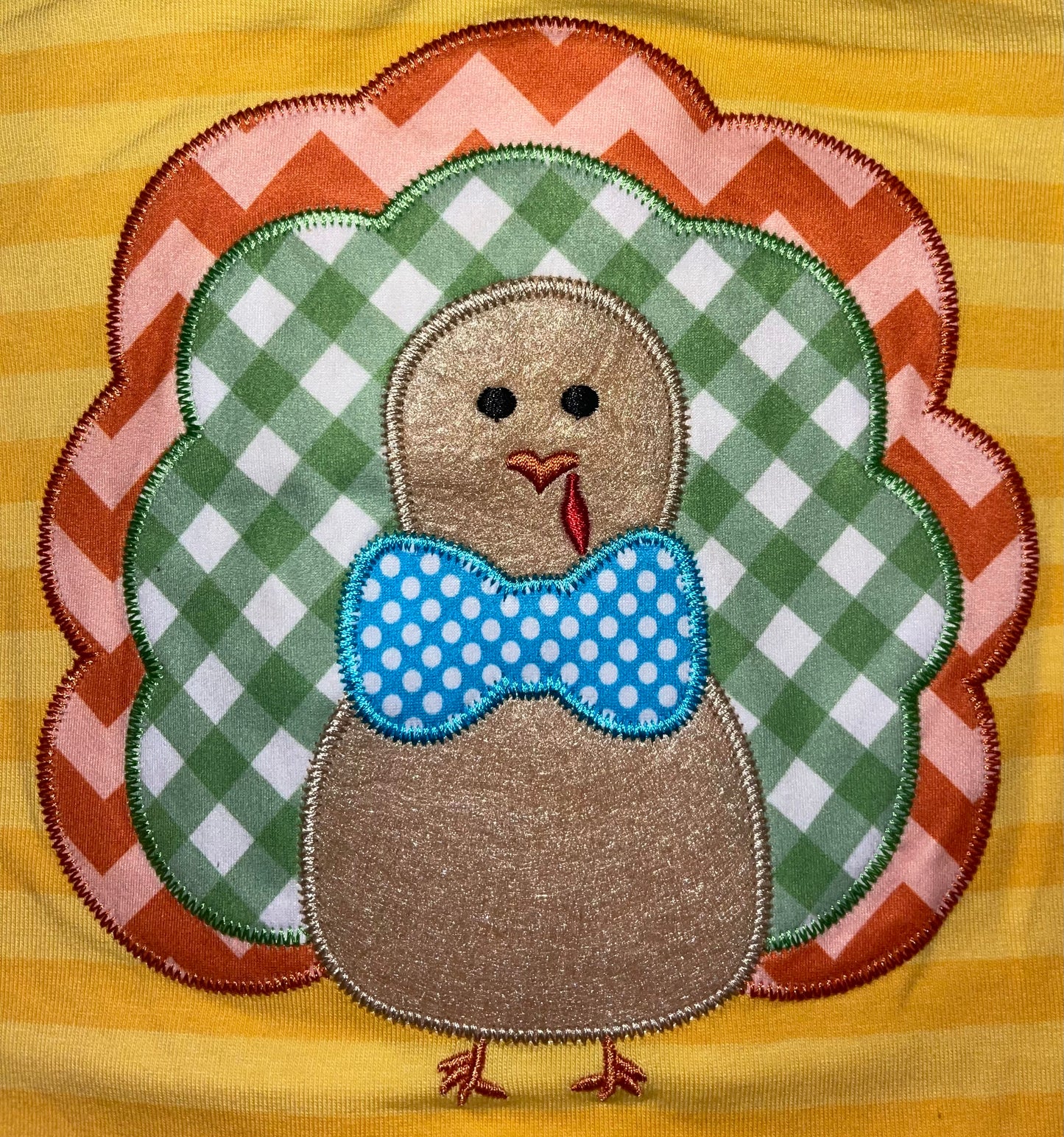 Turkey Siblings-Boy Romper