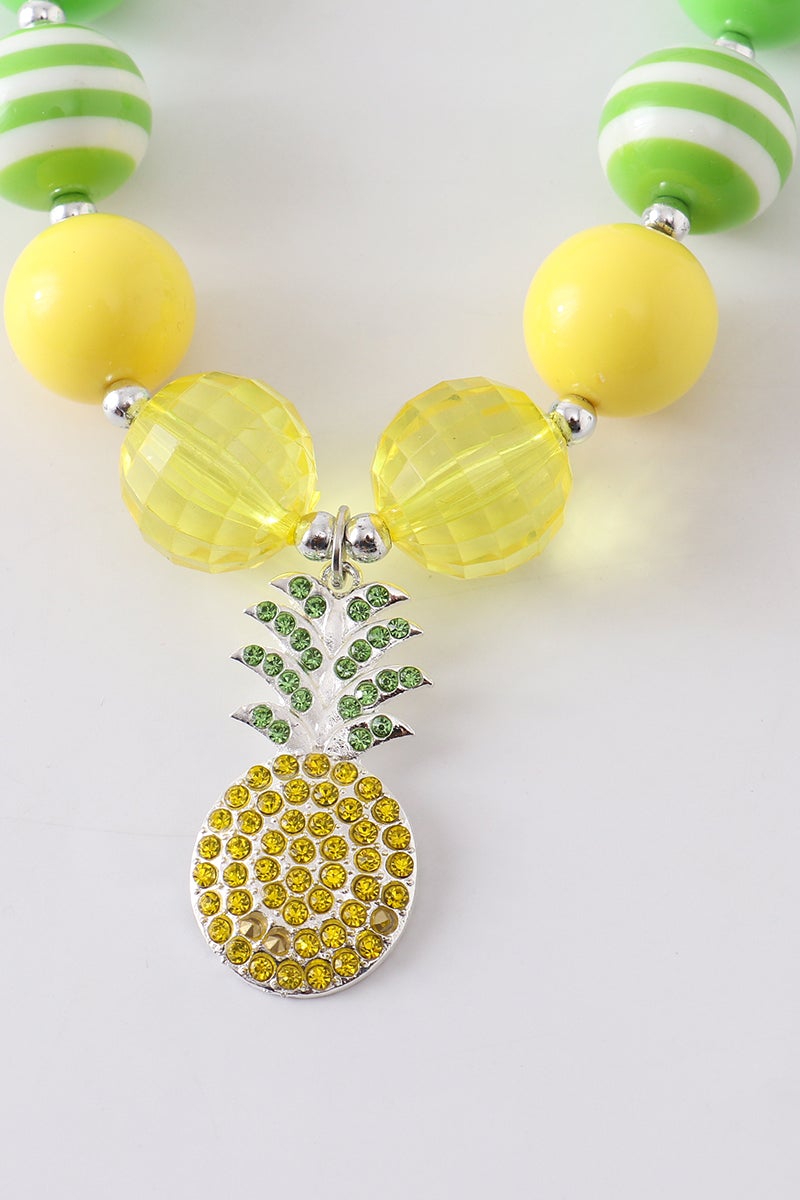 Pineapple Bling Necklace