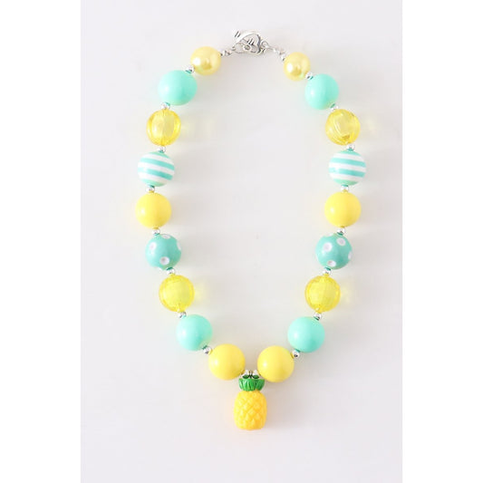 Mint Pineappple Necklace