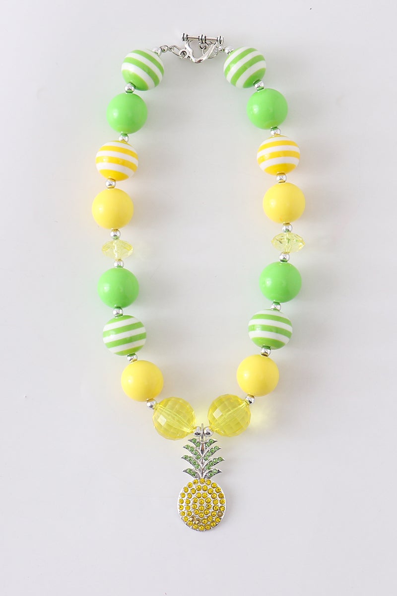 Pineapple Bling Necklace