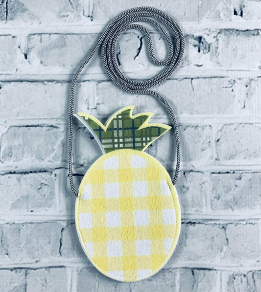 Pineapple Plaid Purse