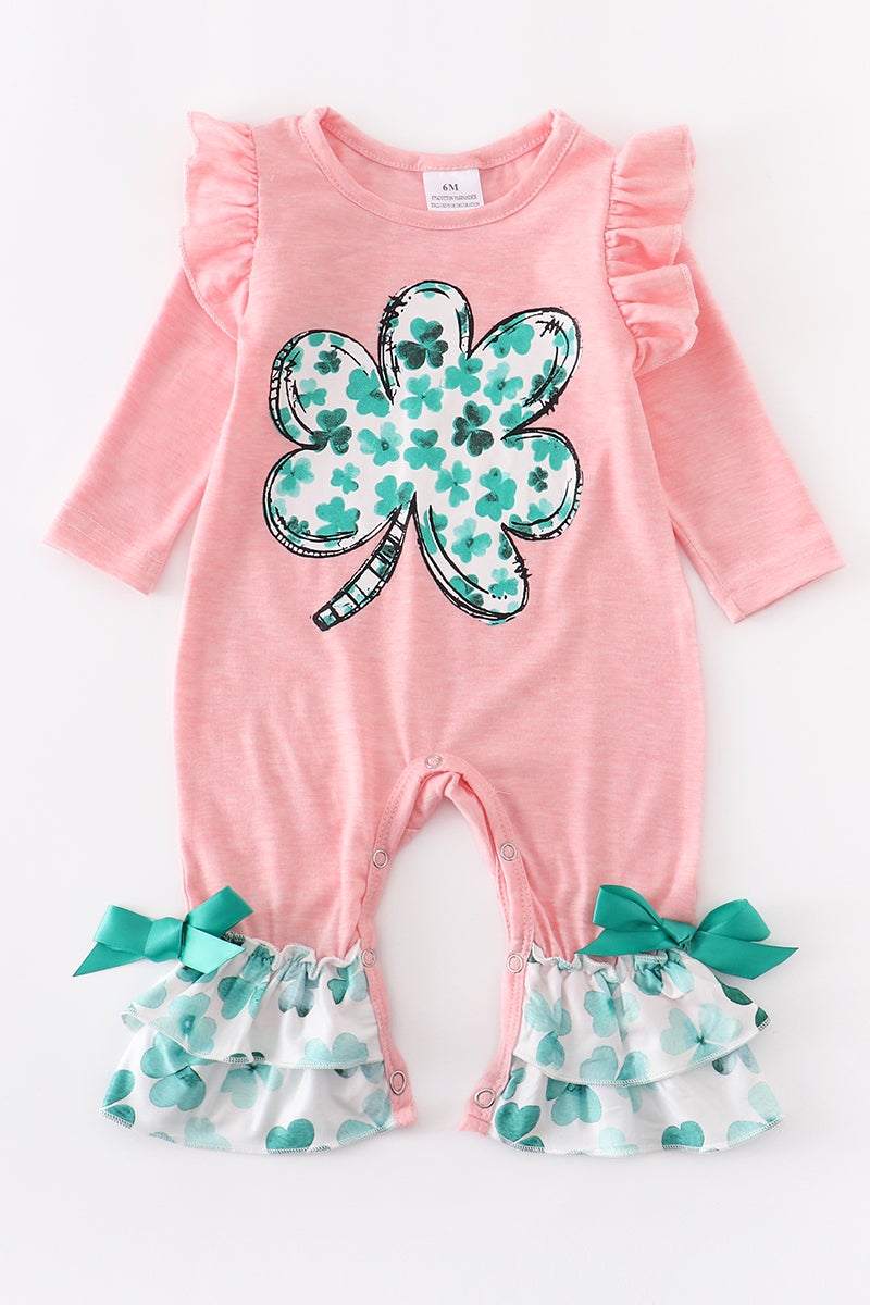 St. Paddy's Day Pink Romper