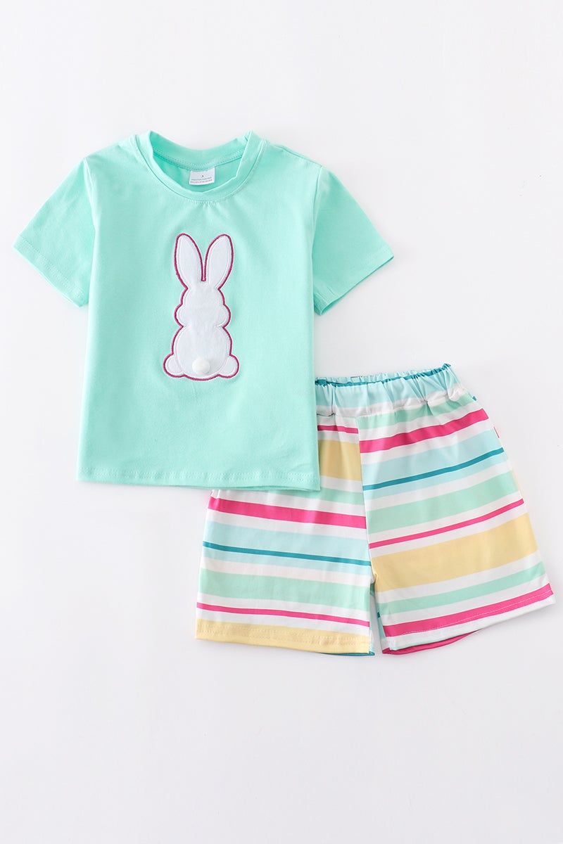 Boys Peter Cottontail Mint 2pc outfit