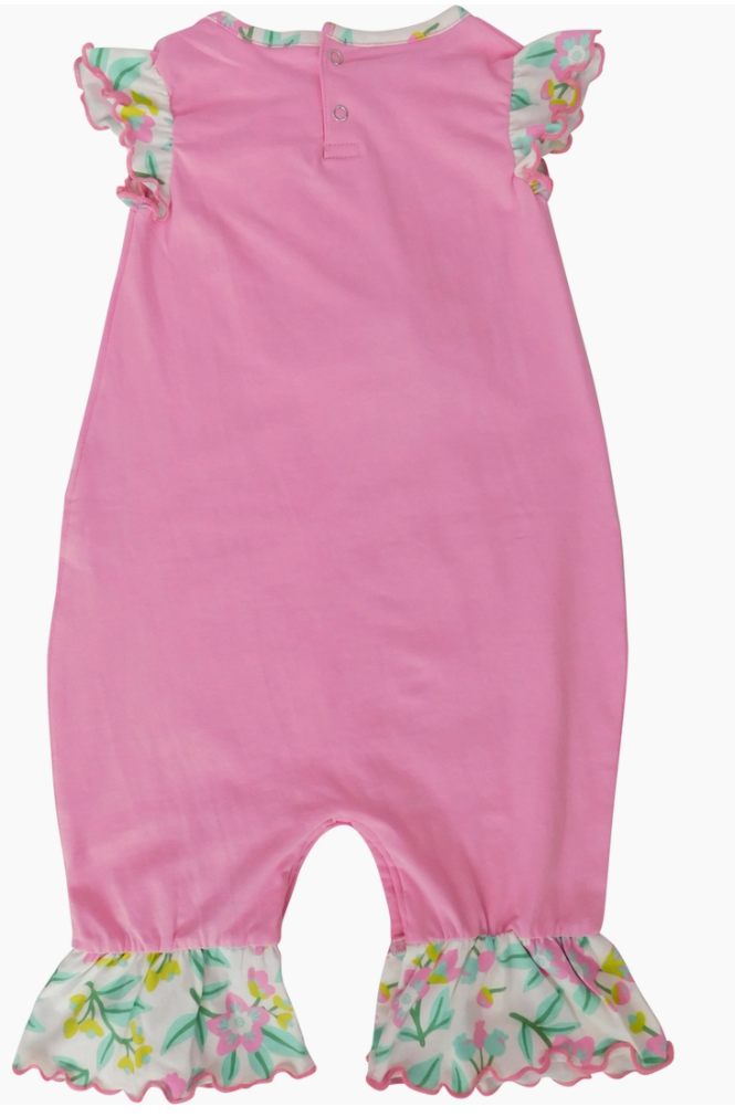 Pink Easter Bunny Romper