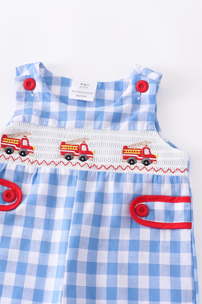 Fire Engine Pants Romper