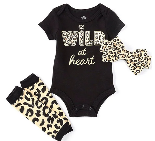 Baby Girls Wild at Heart Set